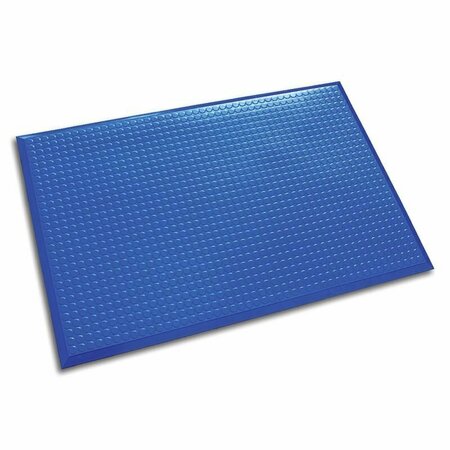 ERGOMAT Ergomat Infinity Smooth Blue 4ft x 19ft Anti-Fatigue Floor Mat INS0419-B